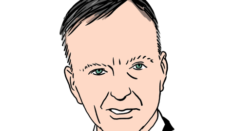 Andrejs Pildegovičs. Zīmējums — Ernests Kļaviņš
