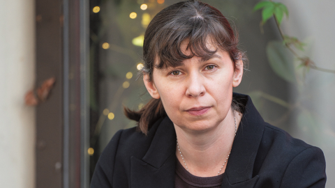 «Es esmu augusi brīvā valstī un kopš jaunības zinu, ko nozīmē būt brīvam. Maidans un arī šis karš ir uz mūsu paaudzes pleciem,» saka Taņa Maļarčuka. Foto — Valters Lācis