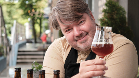 Aigars Ruņģis Valmiermuižas vēstniecībā 2022. gadā.