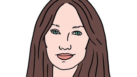 Ieva Šmite. Zīmējums — Ernests Kļaviņš