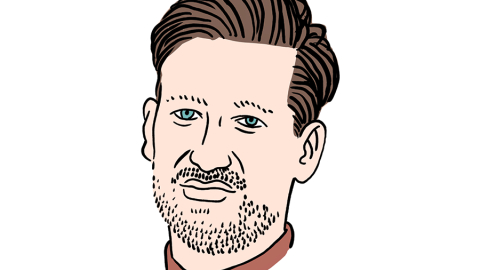 Timurs Tomsons. Zīmējums — Ernests Kļaviņš