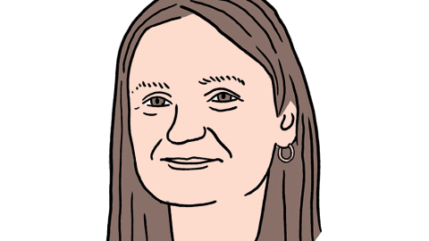 Ieva Voita. Zīmējums — Ernests Kļaviņš