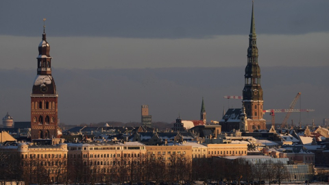 Rīgas panorāma. Foto - Edijs Pālens, LETA