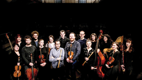 Baroka orķestris La Folia Barockorchester no Vācijas. Publicitātes foto