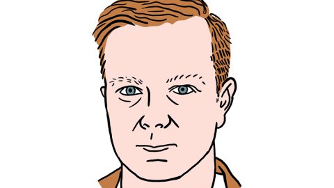 Andris Saulītis. Zīmējums — Ernests Kļaviņš