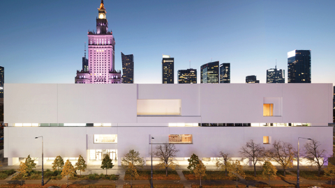 Jaunais Modernās mākslas muzejs Varšavā. Publicitātes foto