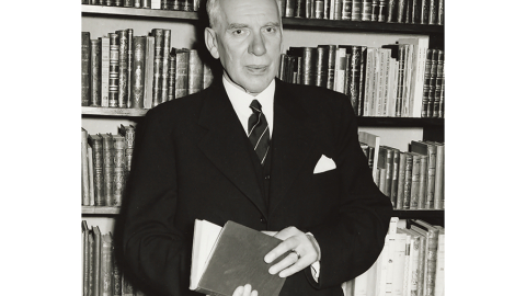 Birgera Nērmana 75 gadu jubilejā baltiešu trimdas organizācijas Stokholmā sarīkoja viņam īpašu godināšanu. 1963. gads. Zviedrijas Nacionālā arhīva krājums