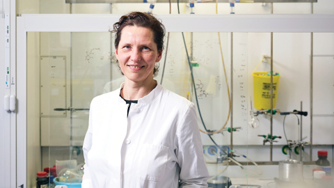 Organiskās sintēzes institūta vadošā pētniece Ilga Mutule: «Ja ir vēlme radīt medikamentu, tad ir jāmeklē kaut kas oriģināls, jo tam ir jābūt savienojumam, kuru varētu patentēt.»