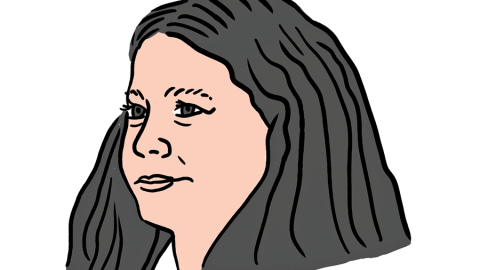 Sevhila Musajeva. Zīmējums — Ernests Kļaviņš