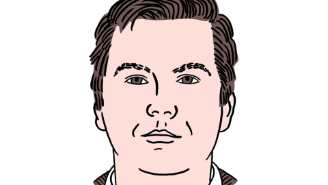 Kārlis Mendziņš. Zīmējums — Ernests Kļaviņš