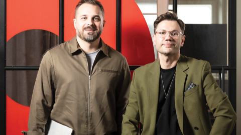 Vadims Barisons un Kārlis Zembergs, aģentūras Omnicom Media vadītāji.