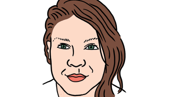 Gunita Gudone. Zīmējums — Ernests Kļaviņš