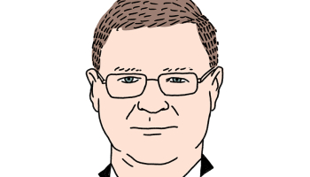 Valdis Dombrovskis. Zīmējums — Ernests Kļaviņš