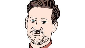 Timurs Tomsons. Zīmējums — Ernests Kļaviņš