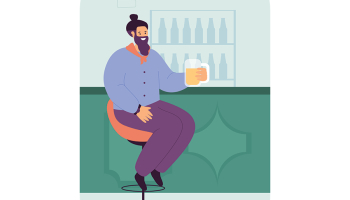 Es esmu tik turīgs, ka varu atļauties izdzert kausu alus lidostā!
Ilustrācija — Freepik