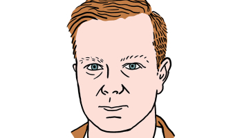 Andris Saulītis. Zīmējums — Ernests Kļaviņš