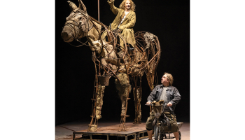 Dons Kihots (Kaspars Znotiņš) un Sančo Pansa (Gundars Āboliņš),