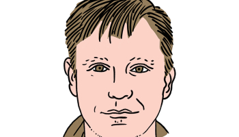 Visvaldis Valtenbergs. Zīmējums — Ernests Kļaviņš