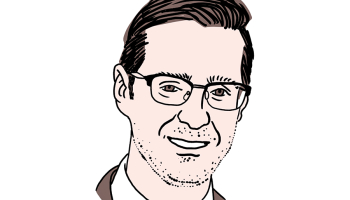 Mārtiņš Lazdovskis. Zīmējums — Ernests Kļaviņš