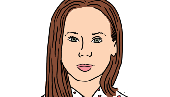 Liene Sīle. Zīmējums — Ernests Kļaviņš