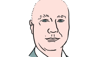 Pauls Irbins. Zīmējums — Ernests Kļaviņš