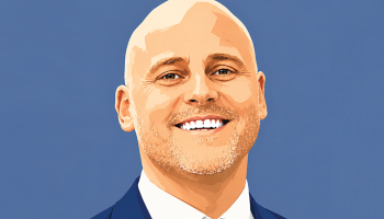Andris Kulbergs. Ilustrācija veidota ar mākslīgo intelektu, izmantojot LETA foto
