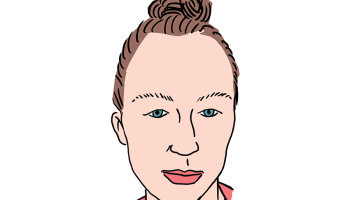Kate Karolīna Tomašūna. Zīmējums — Ernests Kļaviņš