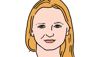 Magda Jentgena. Zīmējums — Ernests Kļaviņš