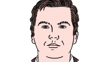 Kārlis Mendziņš. Zīmējums — Ernests Kļaviņš