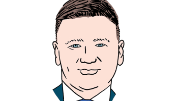 Kārlis Siliņš. Zīmējums — Ernests Kļaviņš