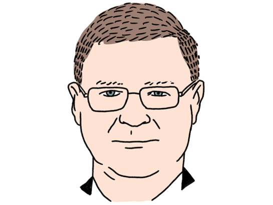 Valdis Dombrovskis. Zīmējums — Ernests Kļaviņš