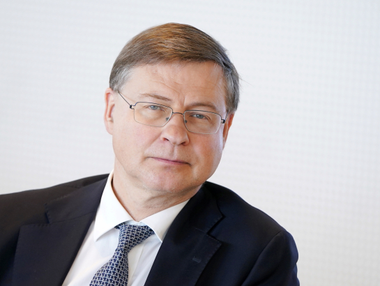 Valdis Dombrovskis. LETA