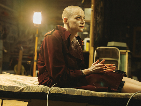 Nolaupītās Mišelas lomā Emma Stouna. Publicitātes foto