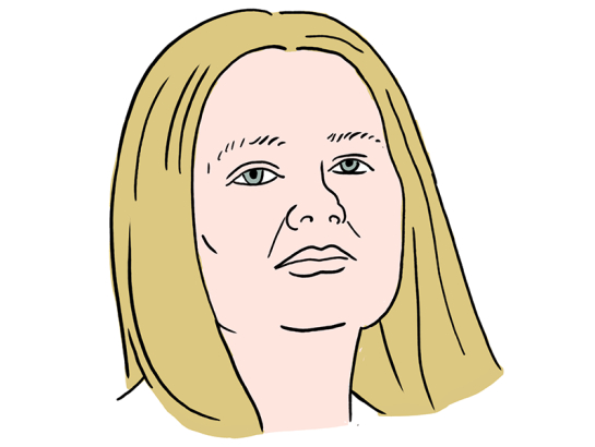 Marita Zitmane. Zīmējums — Ernests Kļaviņš