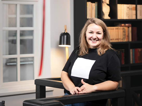 Vanadziņa mājas līdzīpašniece un restorāna vadītāja Madara Intenberga-Vilka.