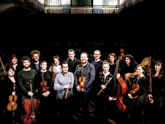 Baroka orķestris La Folia Barockorchester no Vācijas. Publicitātes foto