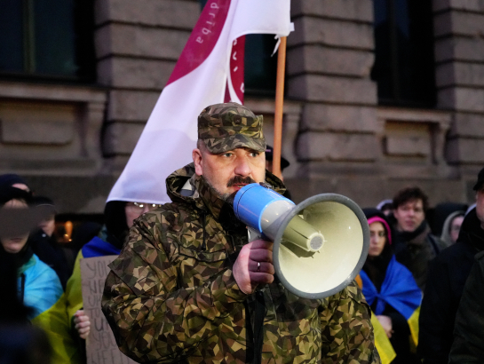 Majors Jānis Slaidiņš. LETA