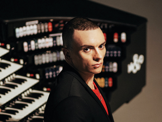 Amerikāņu ērģeļnieks Kamerons Kārpenters. Publicitātes foto