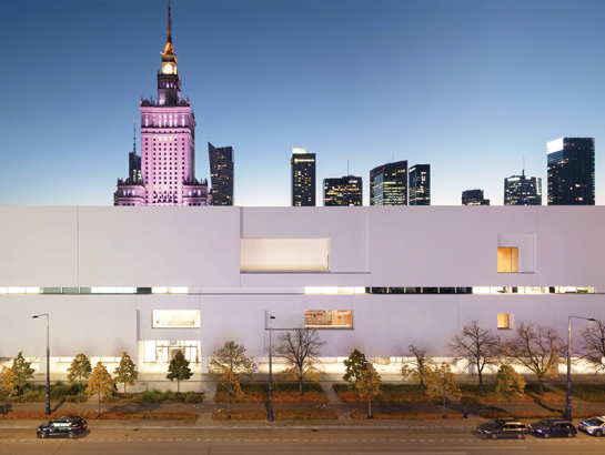 Jaunais Modernās mākslas muzejs Varšavā. Publicitātes foto