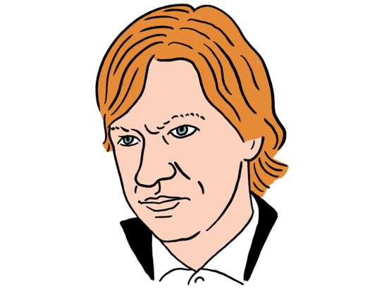 Andris Vīksna. Zīmējums — Ernests Kļaviņš