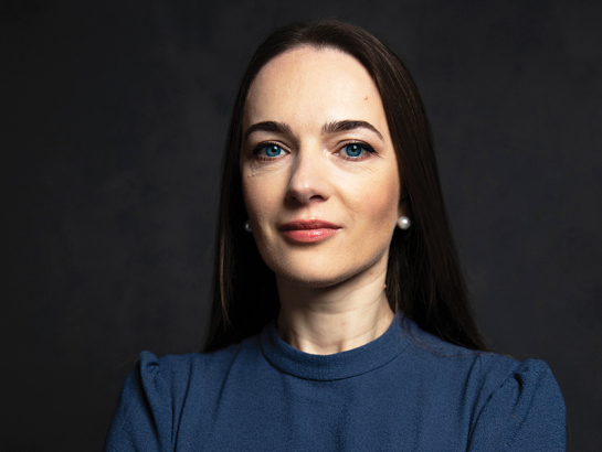 Nobela Miera prēmijas laureāte Oleksandra Matvijčuka.