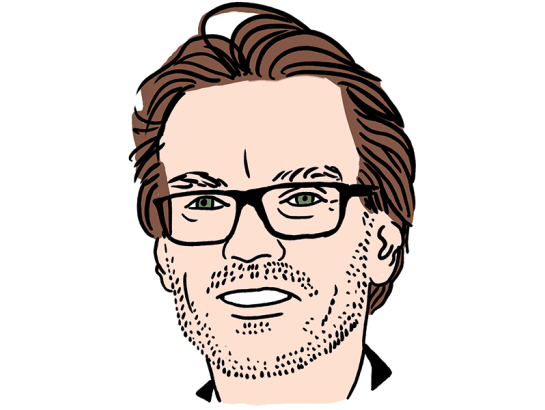 Ekehards Ernsts. Zīmējums — Ernests Kļaviņš