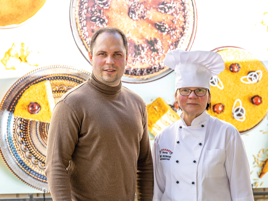 Juris un Inese Goldmaņi, SIA Ineses tortes īpašnieki.