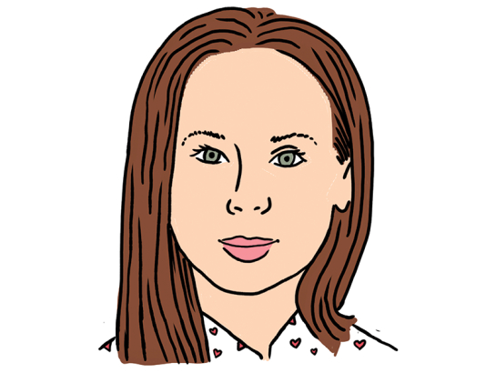 Liene Sīle. Zīmējums — Ernests Kļaviņš