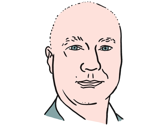 Pauls Irbins. Zīmējums — Ernests Kļaviņš