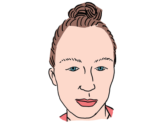 Kate Karolīna Tomašūna. Zīmējums — Ernests Kļaviņš