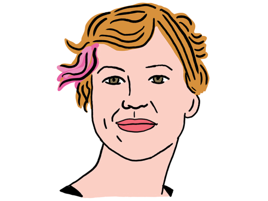 Marta Rībele. Zīmējums — Ernests Kļaviņš