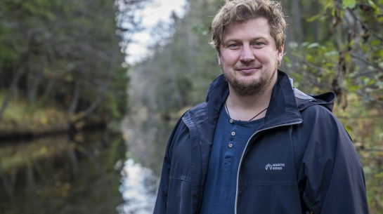 Jaunais ģeogrāfijas skolotājs Gaidis Riekstiņš-Maure. Publicitātes foto