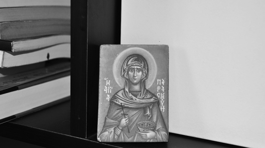 Sv. Paraskevas ikona. Māksliniece Anna Zandberga-Šenke