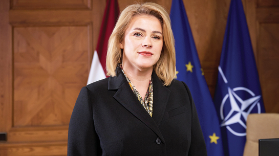 Evika Siliņa.
Foto — Edmunds Brencis